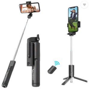Ubon Bluetooth Selfie Stick  (Black, Remote Included)