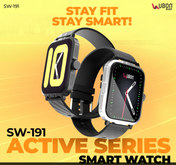 UBON SW-191 Active Series Smart Watch for Ultimate Performance - Image 2