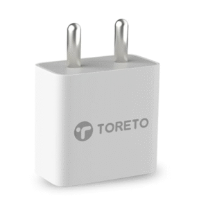 Toreto Flash Neo 3 Type-C 20W Fast Charging Adapter for Android/iPhone 15/14/13/12/11 Series iPad Pro/Air/Mini, with PD 3.0, BIS Certified (TOR-563) White